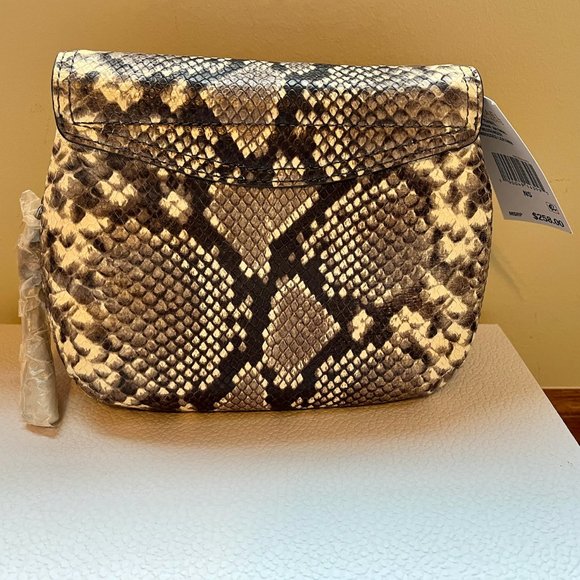 NWT Michael Kors Isabel Natural Small Messenger Crossbody Bag - Picture 3 of 6